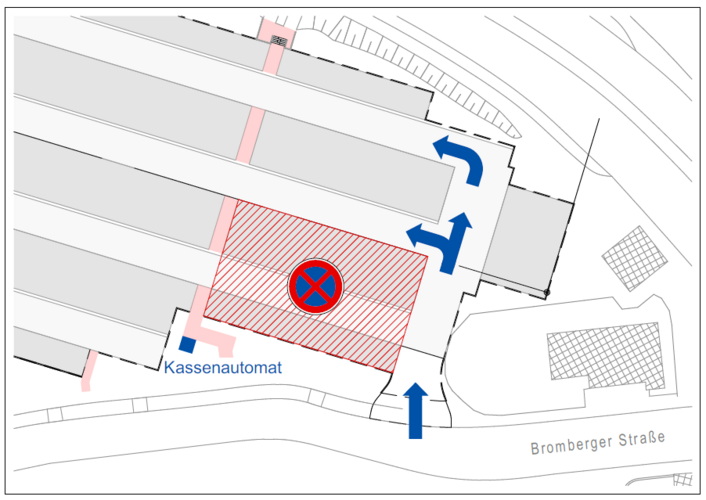 Sperrflaeche Carnaper Platz 06 bis 14 Oktober 2024